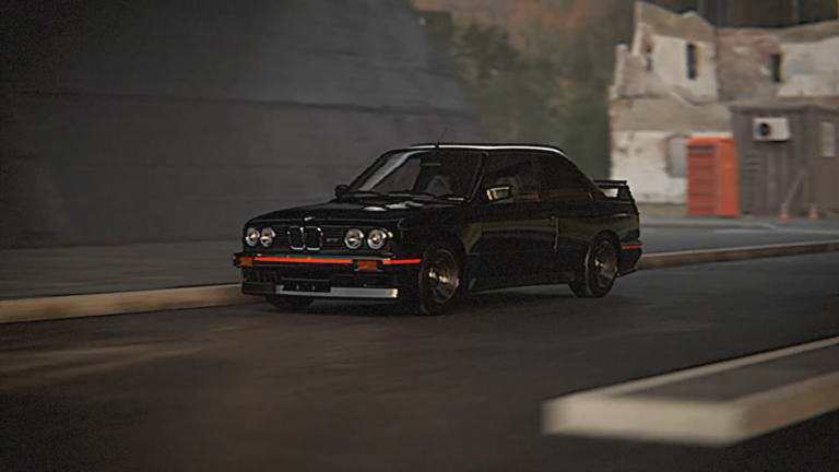 BMW E30 M3 bbs turbofan rims render 3d vhs