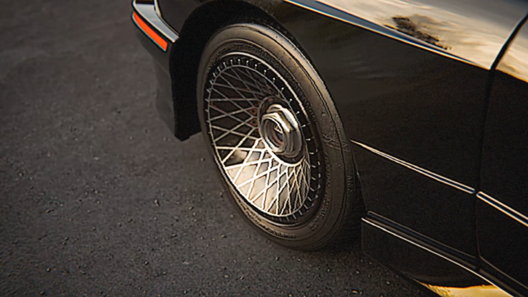 BMW E30 M3 bbs turbofan rims render 3d